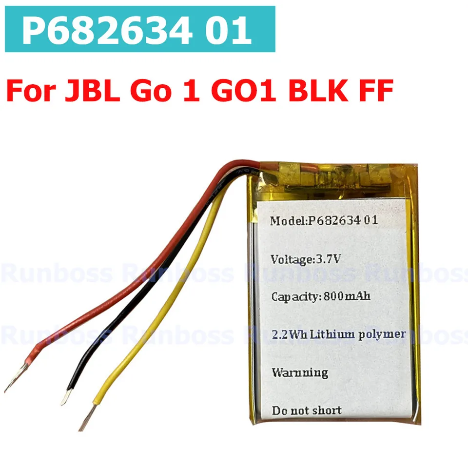 3.7V 750mAh GSP383562 Replacement Battery For JBL Go 3 324054 1ICP4/41/55 Bluetooth Speaker Free Tools - 44 - View #3