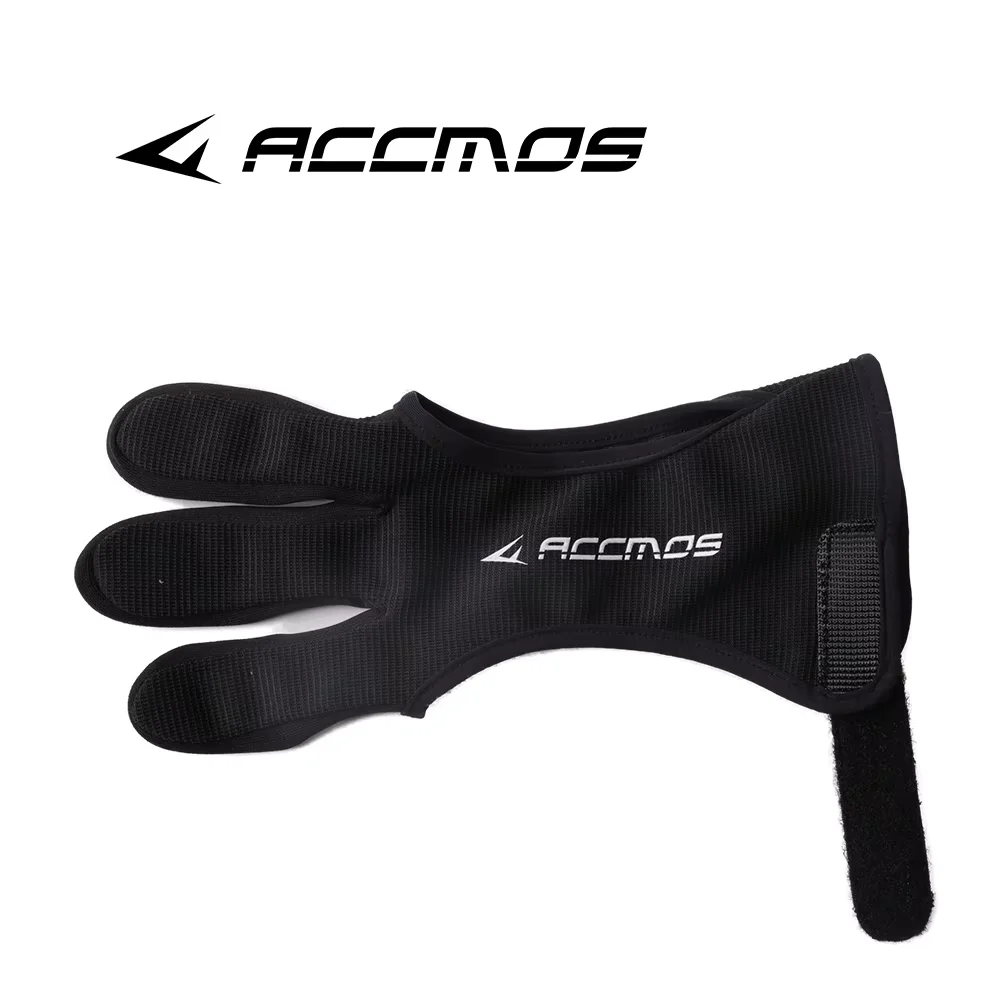 3 Fingers Breathable Outdoor Archery Shooting Hand Guard Protector S/M/L/XL finger gloves archery finger guard