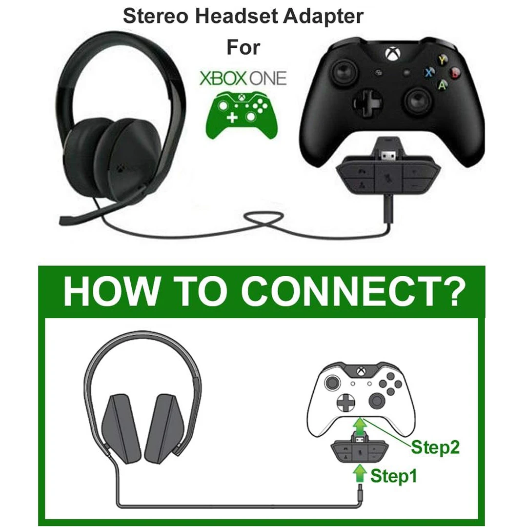 StereoHeadsetAdapterforXboxOneXboxSeriesXSControllerAdjust