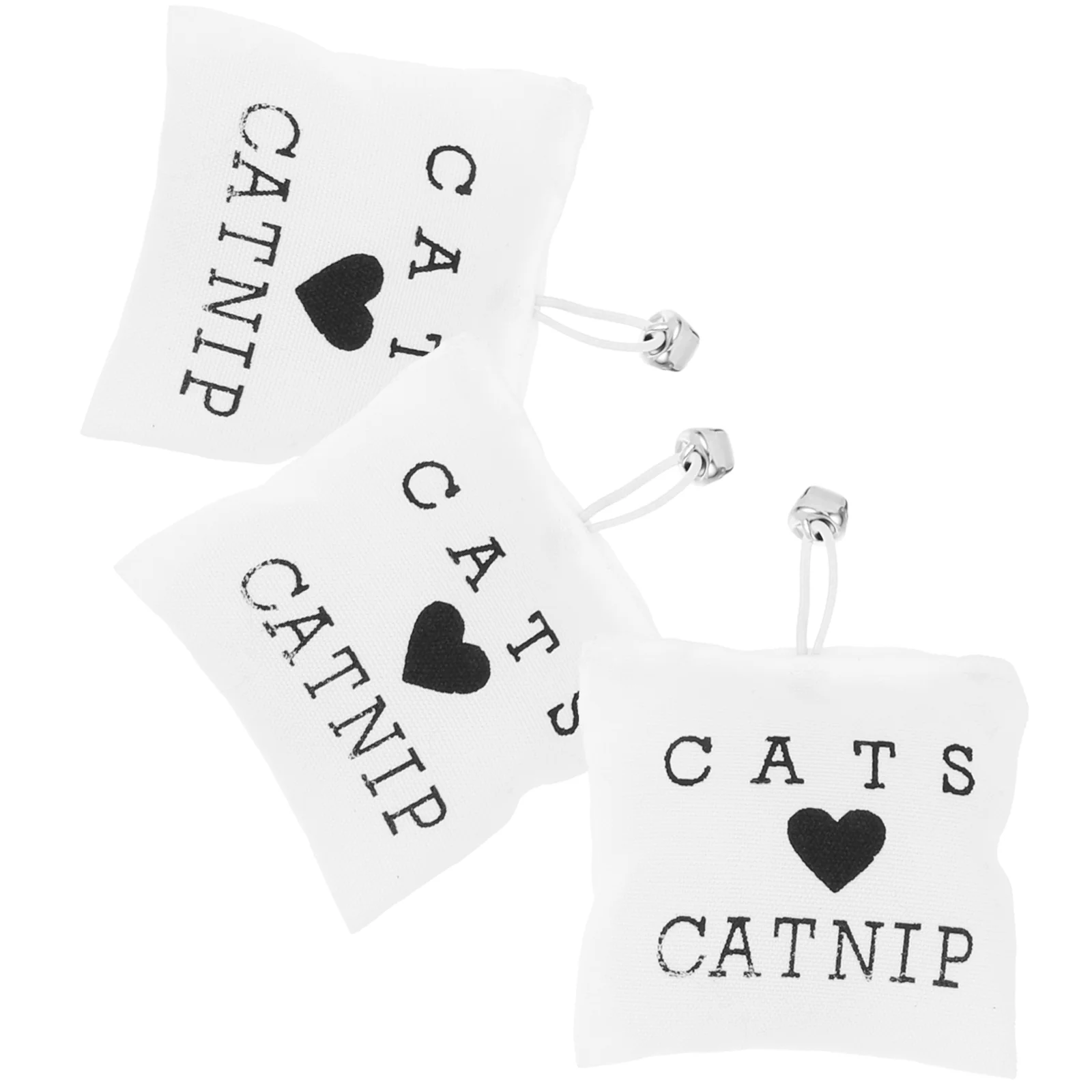 

3pcs 7x6cm Catnip Sack Grab Cat Nip Toys for Cat Playing (Random Style)