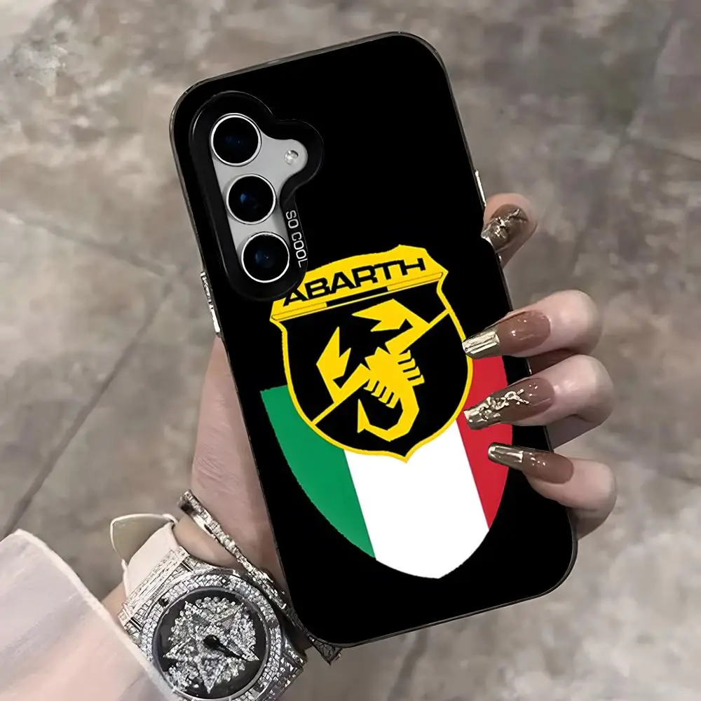 Italy Car Abarth Silver Phone Case - Sleek and Stylish Protection
