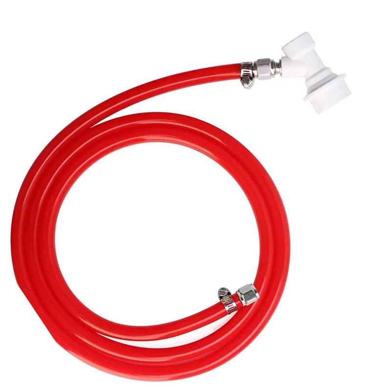 1.2M Ball Lock Gas Line Assembly Gas Dispensing Hose Tube Soda Water Carbonated Beer Dispenser Tube Homebrew ball lock keg adapter beer hose connector