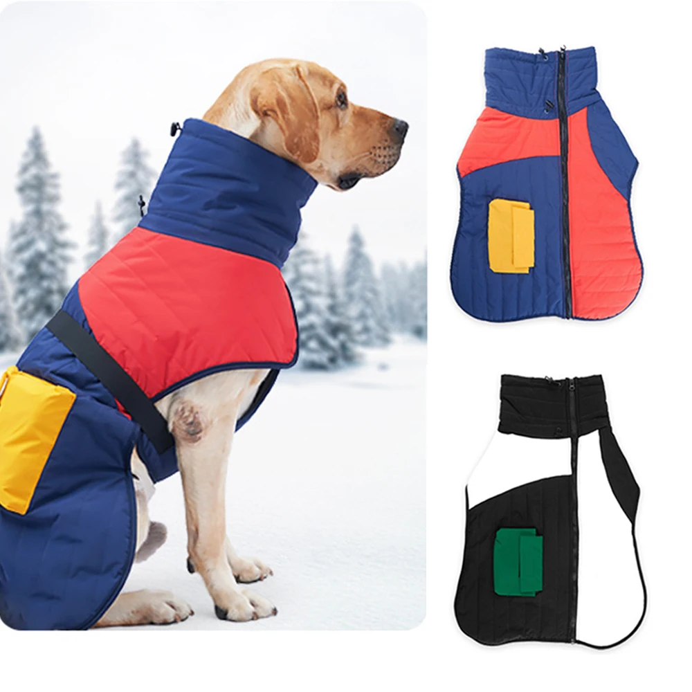 

Clothes For Large Dogs Winter Warm Big Dog Vest Jacket Coat Waterproof Pet Dog Outfits French Bulldog Doberman Greyhound Clothes