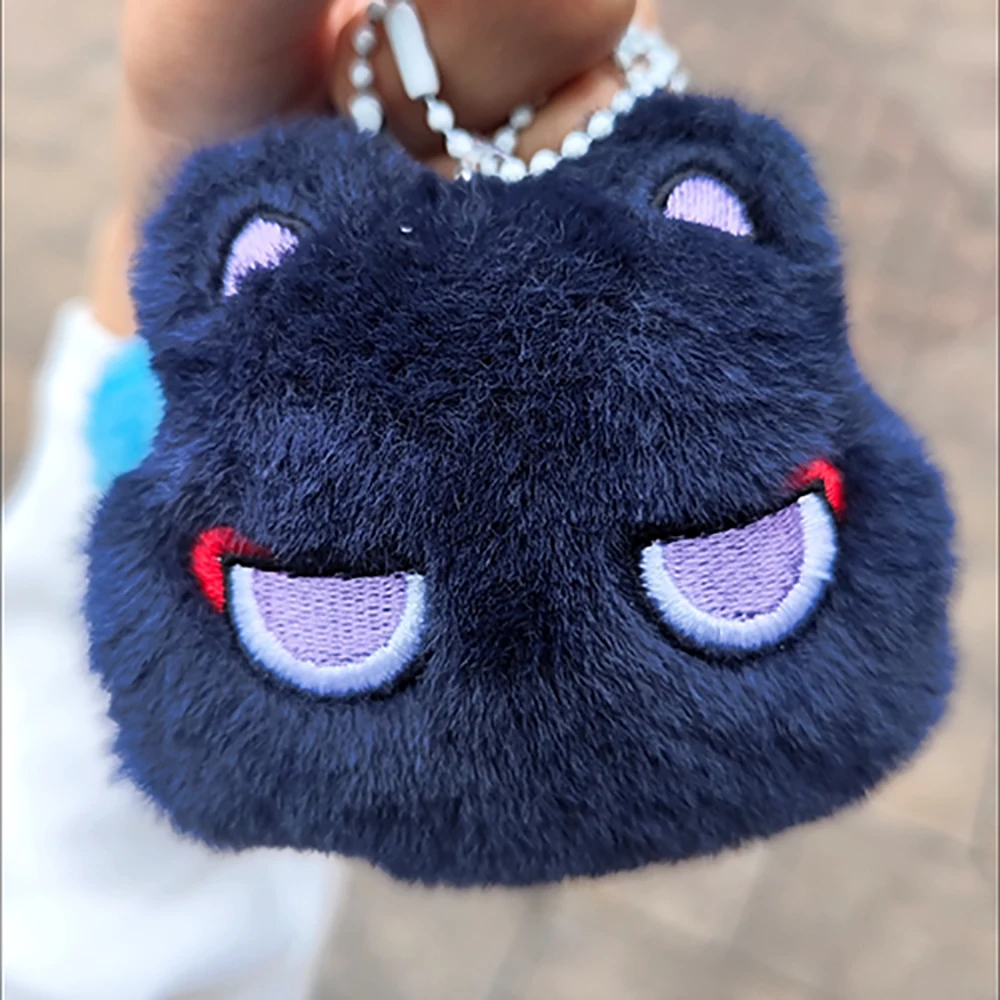 Game Genshin Impact Keychain Scaramouche Xiao Cosplay Plush Pendant Keyrings Balladeer Wanderer Key Chains Accessories Prop