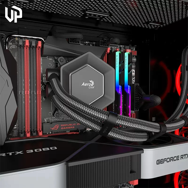 Jumpeak-computador Universal Água Refrigerador Tubo Clipe Comb Organizar Fivela Fixa pc Faça Você Mesmo Acessório - Imagem 6
