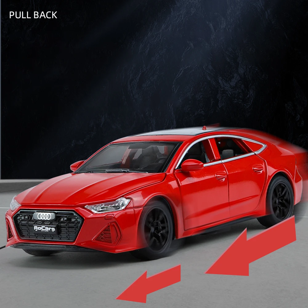 1:32 Audi RS7 Sportback Alloy Model Car Toy Diecasts Metal Casting Sound and Light Car Toys For Children Vehicle 6