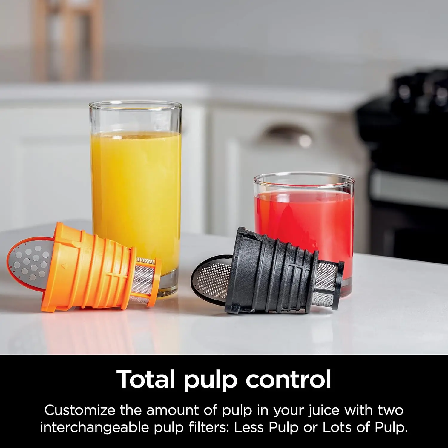 JC151 NeverClog Cold Press Juicer, Powerful Slow Juicer with Total Pulp Control, Countertop, Electric, 2 Pulp Functions, 5