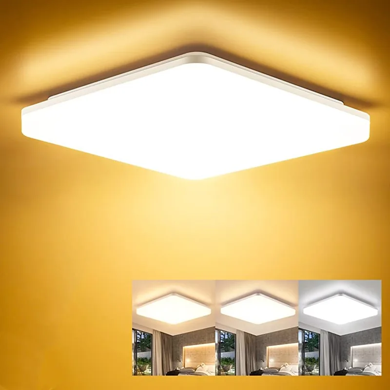 UltraThinledceilinglightRoundSquare48W36W24W18WCeilinglamps