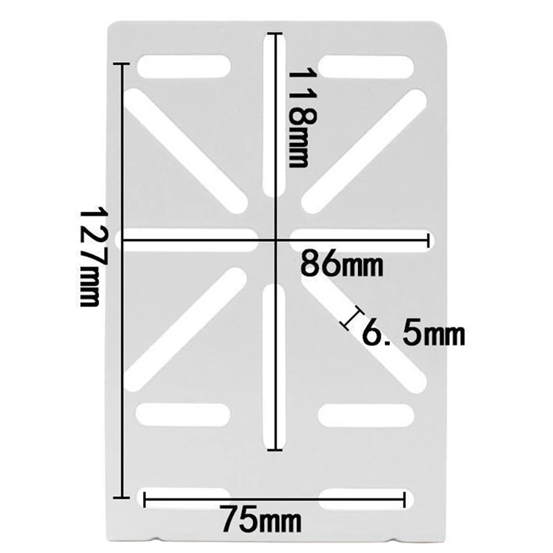 CCTV Monitoring Bracket PTZ Dome Camera Adapter L Shape 90 Degree Steel Plate