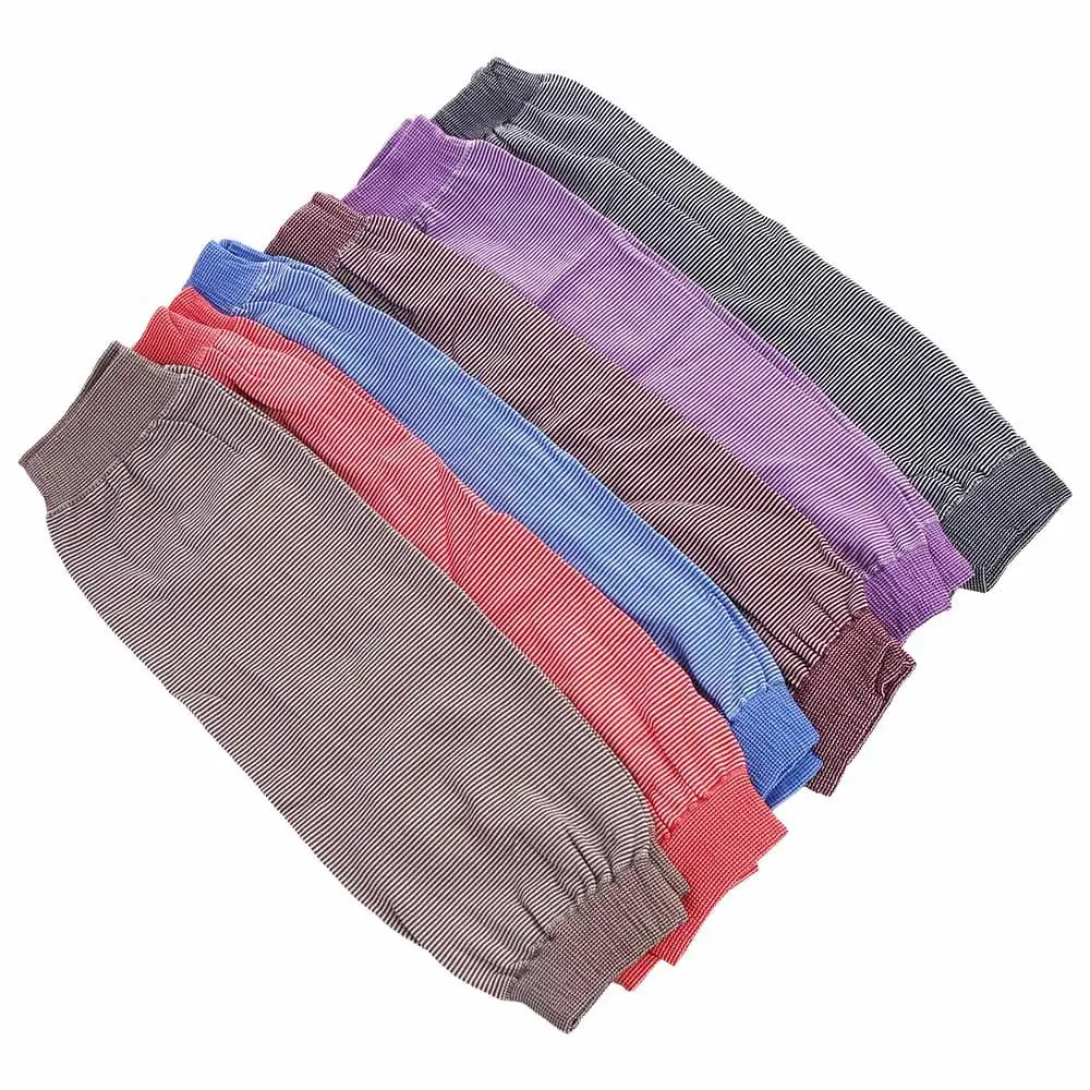 Outdoor Driving Sun Protection Fishing For Women Cycling For Men Arm Warmer Striped Arm Sleeves Arm Cover Cooling Sleeves