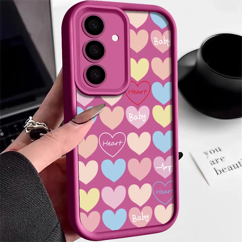 Cartoon Love Pattern Soft Phone Case Cover