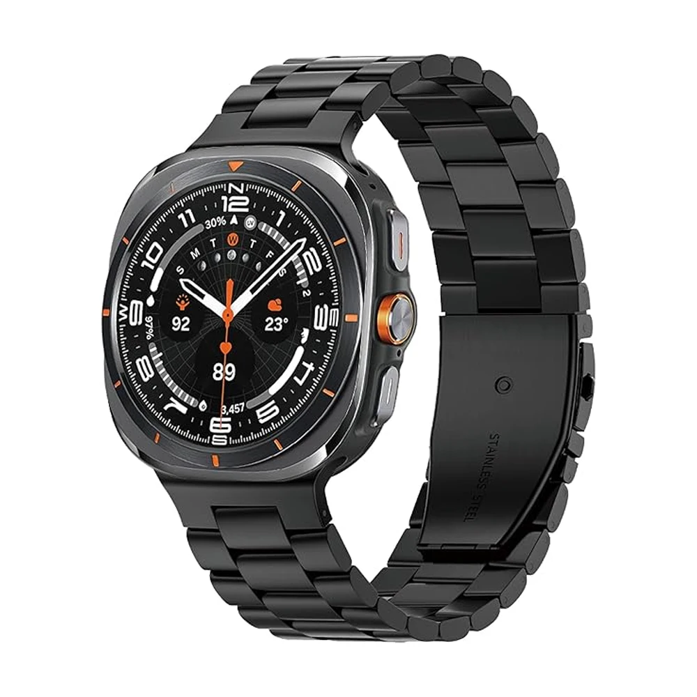 Elegant Stainless Steel Metal Strap