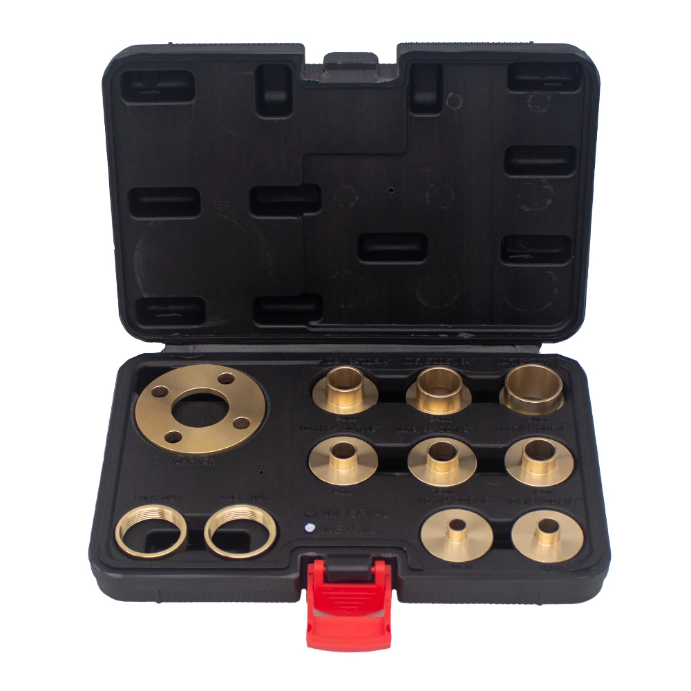 11PcsSetMetricPremiumRouterGuidebushSetBrassTemplateRouter
