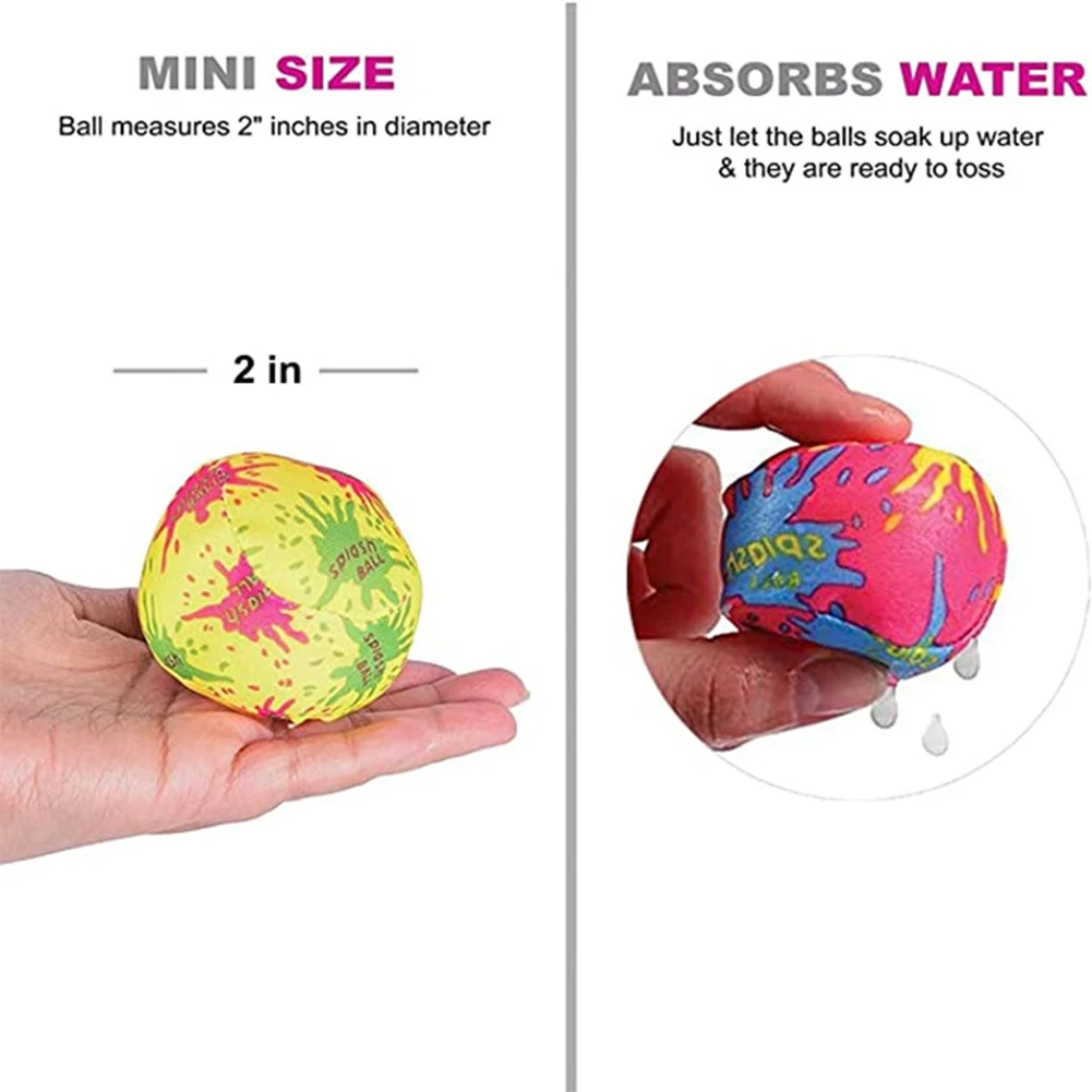 12pcs Reusable Game Beach Sports For Kids Funny Pool Toys Outdoor Interactive Random Color Summer Soaking Water Splash Ball 3 12pcs Reusable Game Beach Sports For Kids Funny Pool Toys Outdoor Interactive Random Color Summer Soaking Water Splash Ball 3