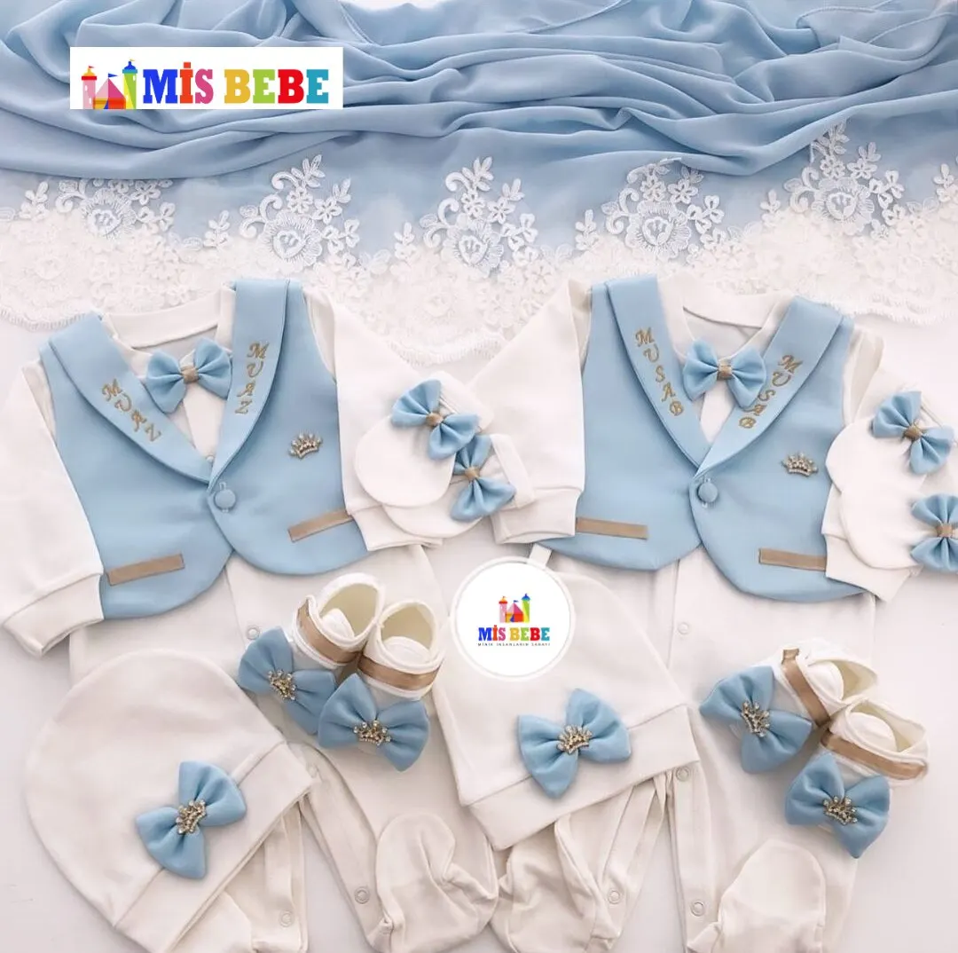 5-Pcs baby boy set clothing personalized outfit custom clothes winter spring |