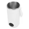Travel Electric Kettle Cordless Stainless Steel 400ML 55℃ Portable Hot Water Boiler Fast Heating 6000mah Rechargeable for Milk 3