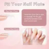 Makartt Solid Nail Gel Glue for Soft Gel Nail Tips Clear Acrylic Nail Tips Solid Gel Nail Glue for Press On Nails Fake Nails 4