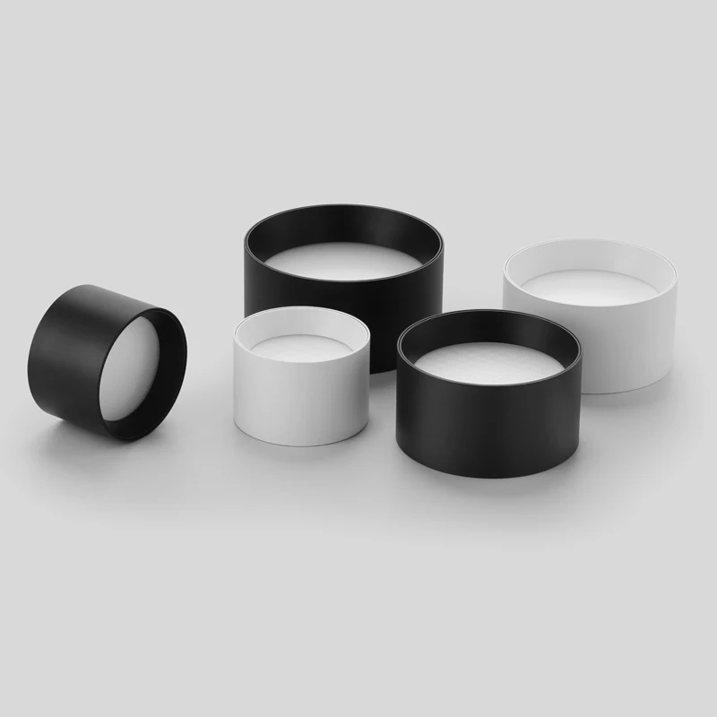 고품질 소형 천장 램프 표면 장착 LED 다운라이트 (거실, 침실, 주방, 복도용) 220V 12W 15W 다운라이트