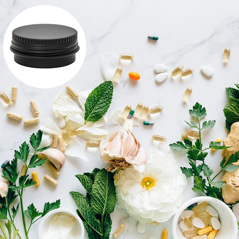 

1/5 шт. мини-коробка для лекарств, Портативная Черная фотостойкая портативная Упаковка из алюминиевого сплава для пищевых продуктов, герметичная маленькая коробка, не ржавеет