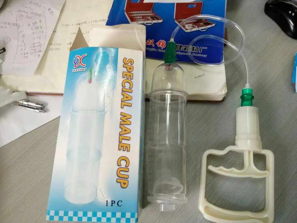 Penis Use Man's Body Enhancement Bigger Growth Enlargement Cupping Vacuum Pump with 3 Sleeves Body Application 5
