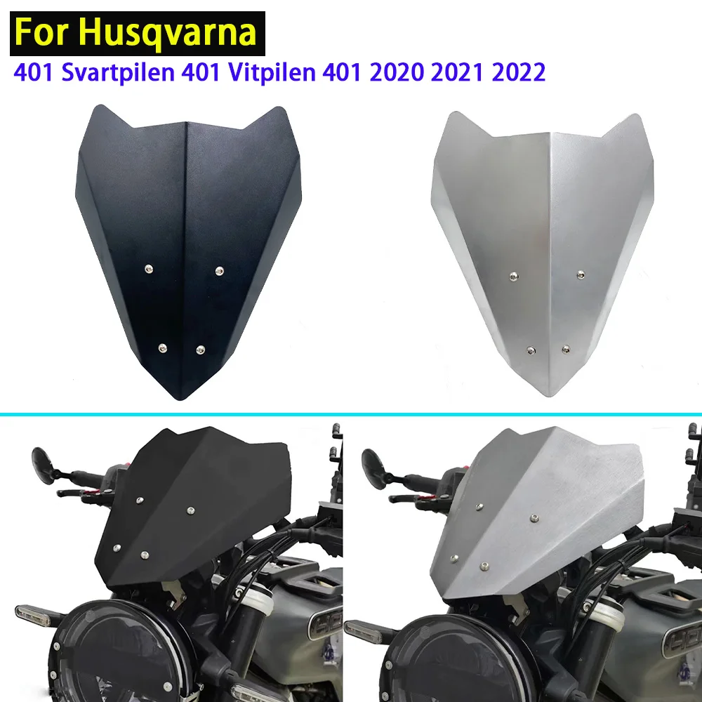

Лобовое стекло для мотоцикла из алюминиевого сплава для Husqvarna 401 Svartpilen 401 Vitpilen 401 2020 2021 2022