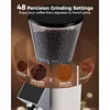 G1 Conical Burr Coffee Grinder, 48 Grind Settings Anti-static Burr Mill, Precision Electronic Timer and LED Touchscreen for 3