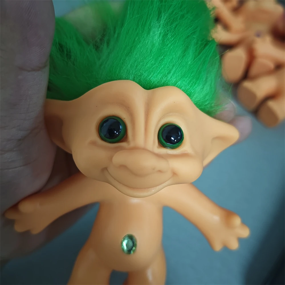 Figurine Troll Rétro Pour Décoration - Poupée Vintage Amusante, Ornement D'étagère Ou De Bureau, Pour Noël Et Fêtes - 8