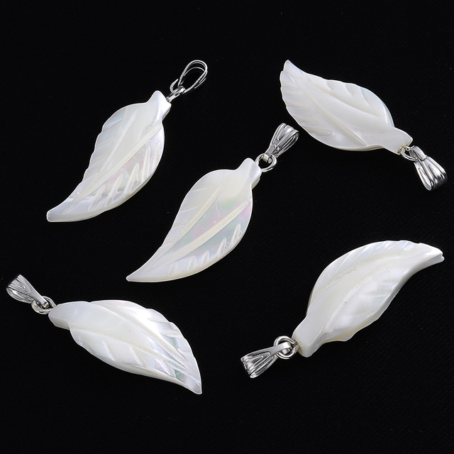 Shell Beads Mother of Pearl Love Cross Fish Animal Style Pendant Charms Beads for Necklace Earring DIY Jewelry Making