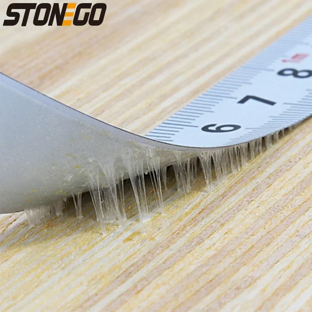 Durable Rust-Proof Wear-Resistant Stainless Steel Mitered Track Ruler with Self-Adhesive Metric Scale