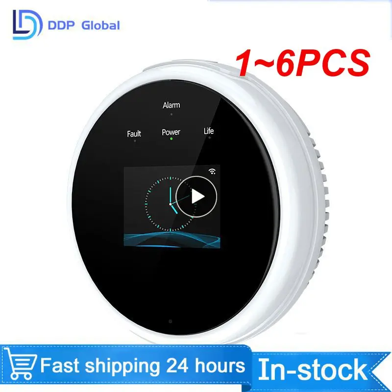 

1~6PCS Wireless Natural Gas Sensor Combustible Household Smart LPG Gas Alarm Detector Leakage Sensor Temperature Detectors