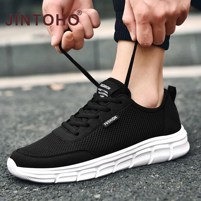 Zapatos de malla de verano para hombre, deportivas transpirables para exteriores, | - AliExpress