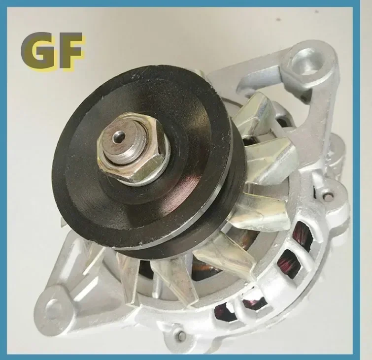 Small household AC alternator 220v pulley wheel permanent magnet constant voltage 1500W pure copper