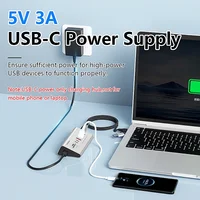 10Gbps USB 3.2 Docking Station USB Hub Type C Splitter with Card Reader Aluminum Alloy Multi 8/9 Ports Switch For PC Laptop - Image 2