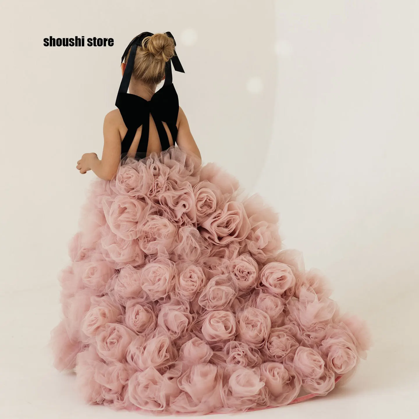 Pink Flower Dress - Kids Fancy Costume (IMC593)