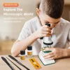 Microscope Portable 1200x HD Eyepiece Kids Science Education Experiment Exploration Set Gift Toys 4