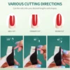 Nailpop Nail Clippers for Acrylic Nails Cutter False Nail Tips Clipper Stainless Steel Blade Manicure for Salon Home Nail Art 6
