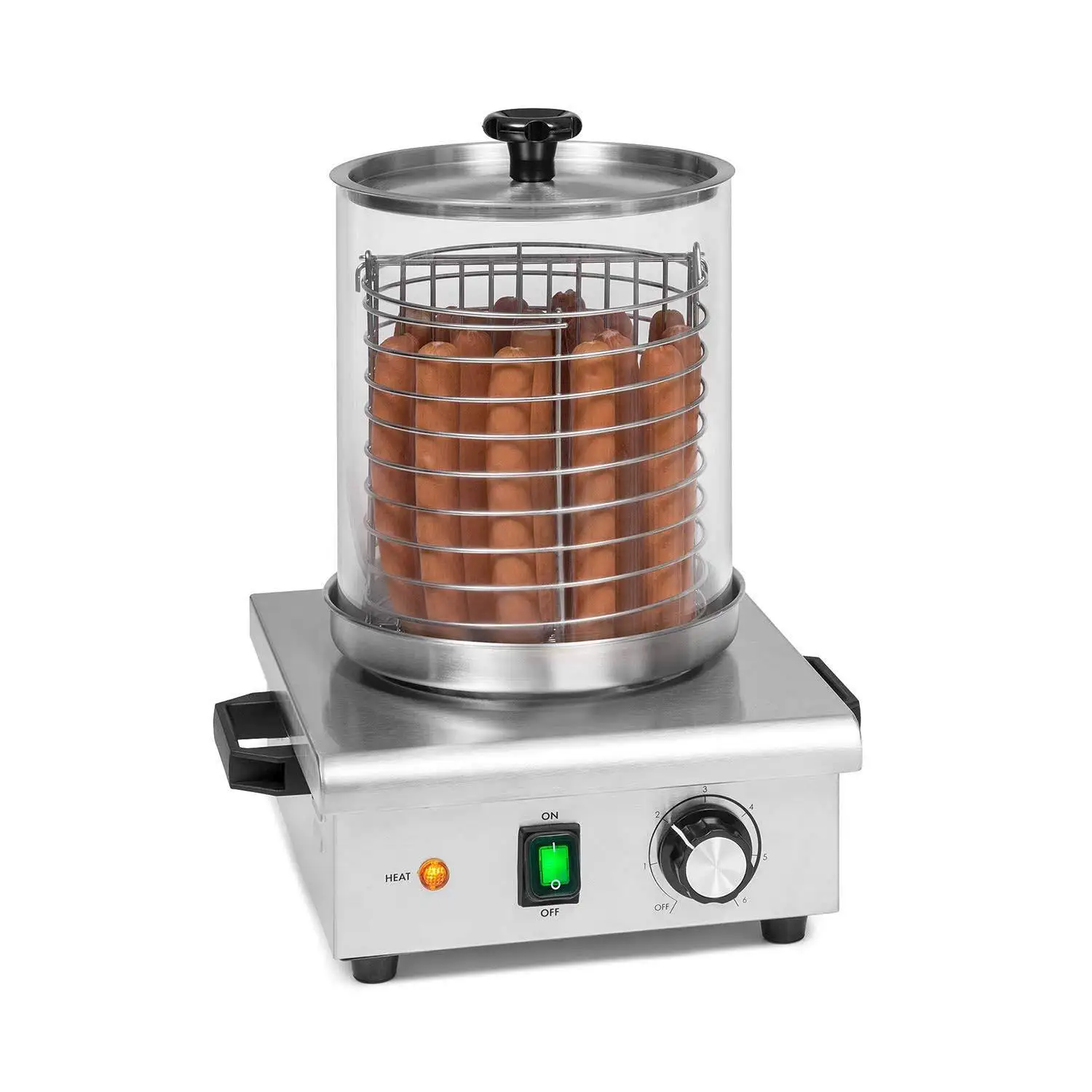 

Commercial Sausage Warmer Electric Stainless Steel Hot Dog Makers Machine For Sale