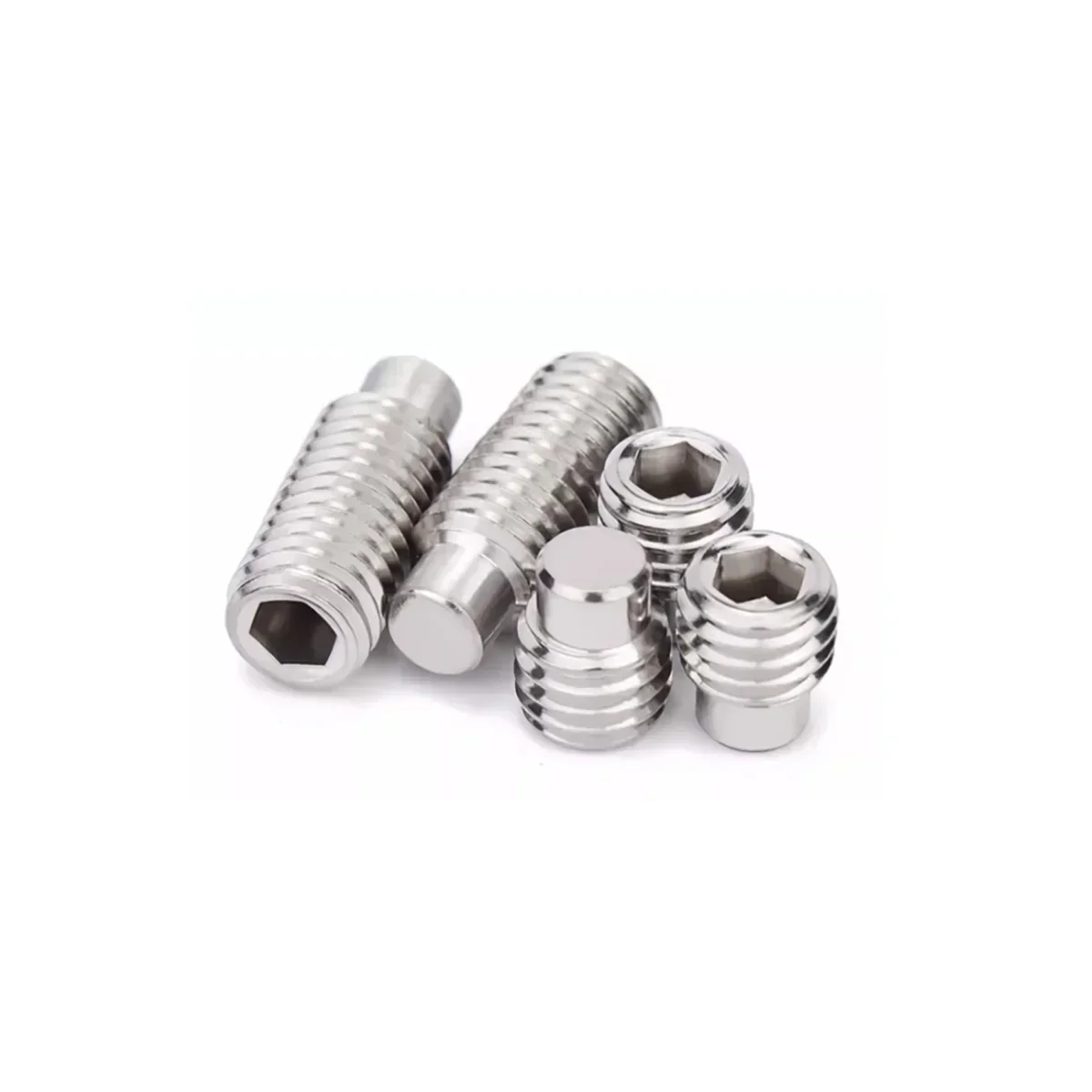 

304 Stainless Steel Hexagonal Convex Head Fixing Screw/Headless Bolt M10M12M14M16