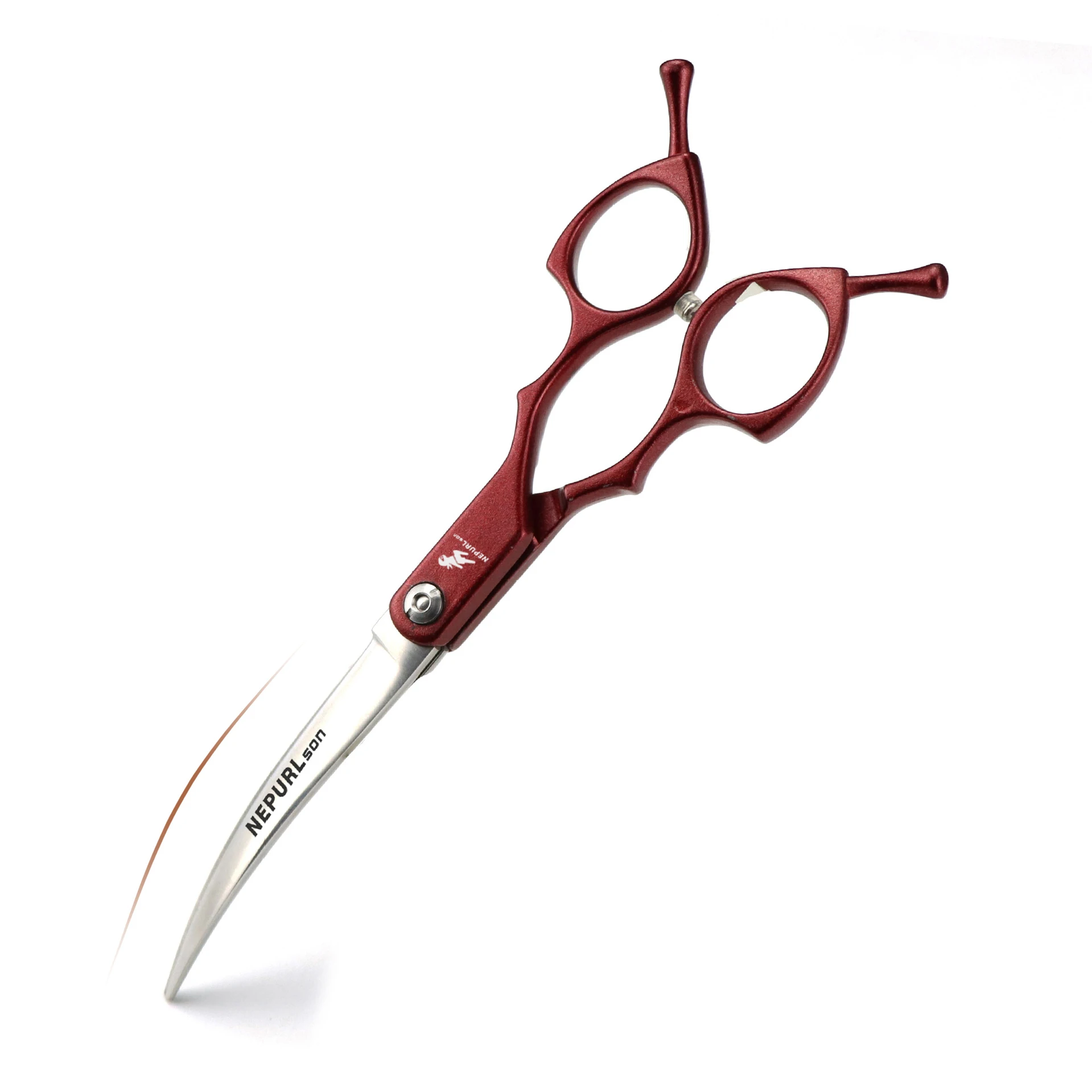 Professional Dog Grooming Scissors Japan Stainless 6.5" Pet Scissors Dog Curved For Groomer Bend Down Shears dog grooming scissors