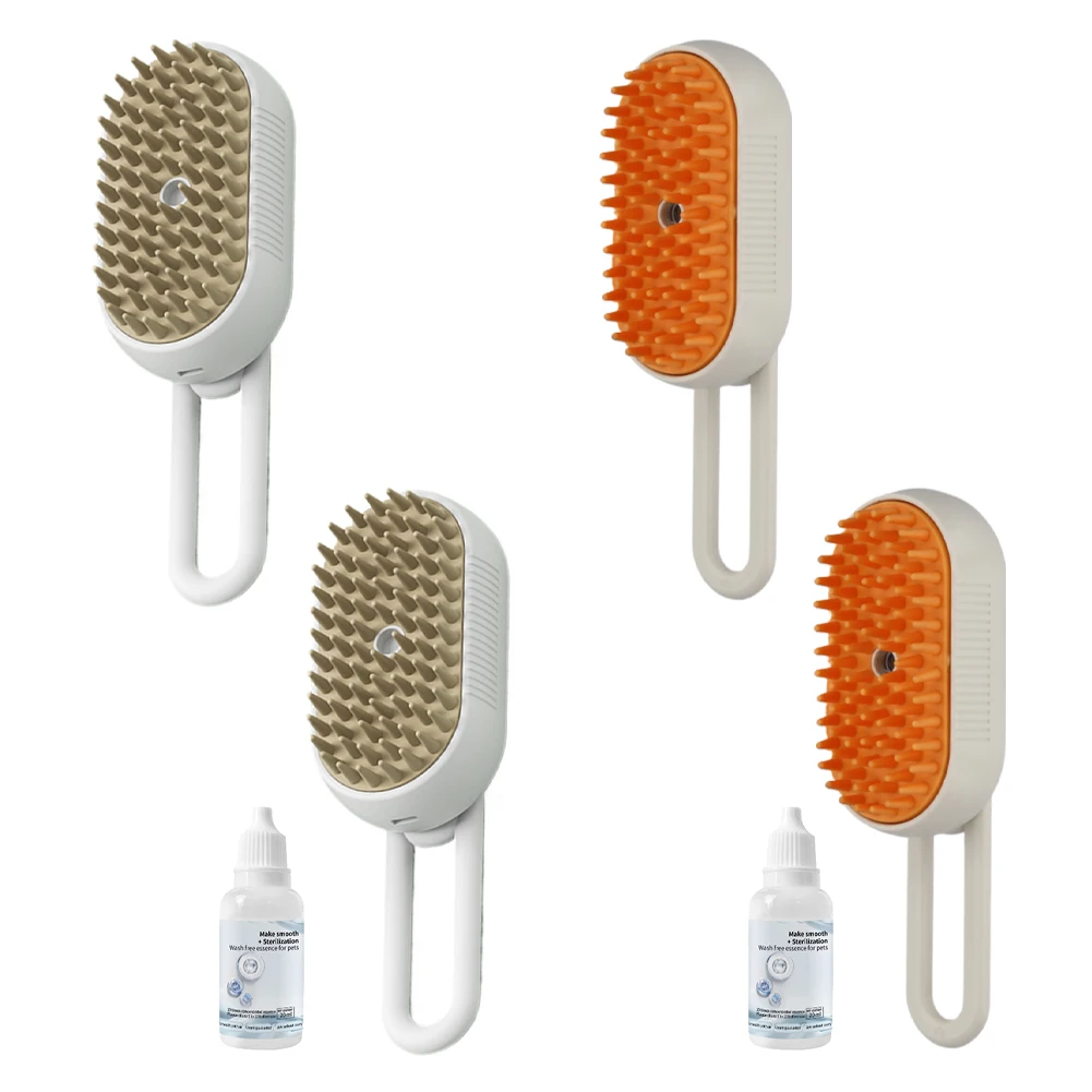 Title 11, USB Rechargeable Cat Dog Grooming Comb With Ele...