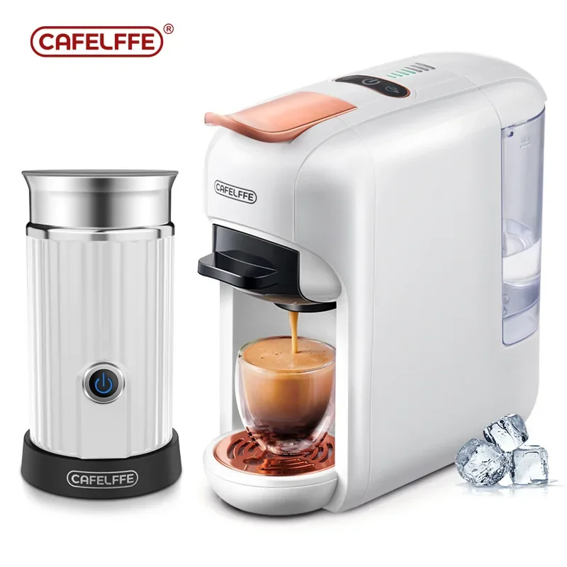 5 in 1 capsule coffee machine automatic small home 7 level water level cold and hot ItaliAn-American capsule machine 6