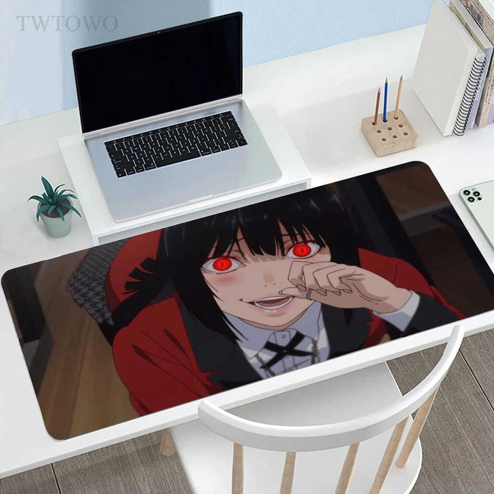 Anime kakegurui yumeko jabami mousepad jogo personalizado casa