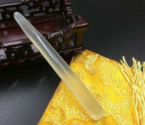 

Natural jade massage stick Xiuyu acupuncture stick tendon stick facial beauty pen acupuncture pen
