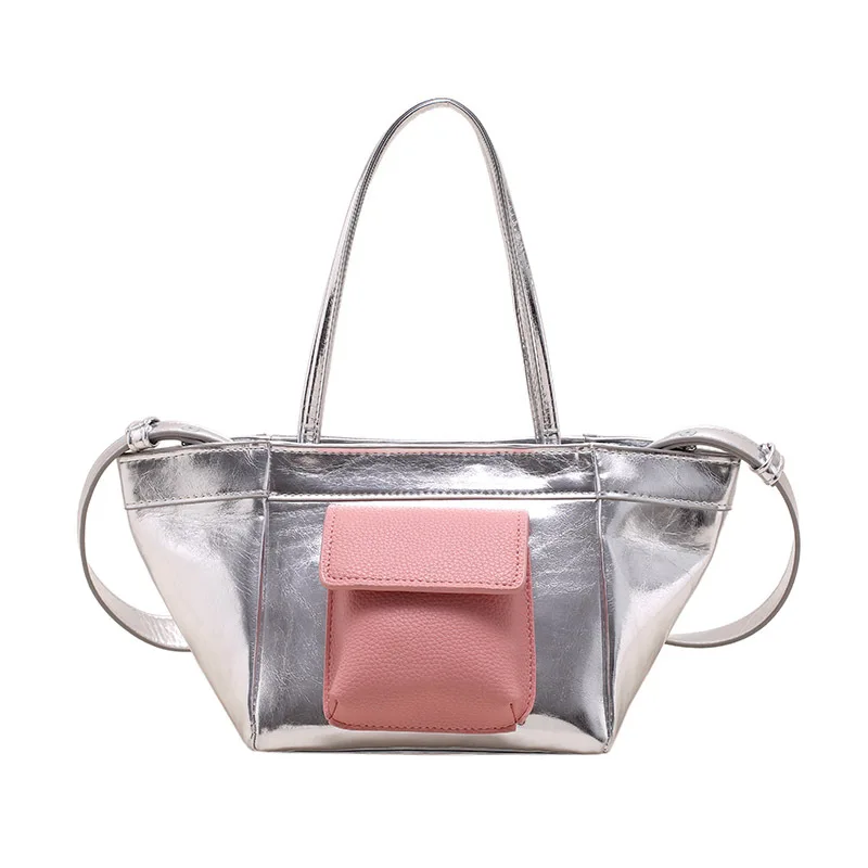 Shoulder Bag Small Mini Bags for Women Square Contrast Color Shopping Bag Handbag Trend Design Personalized Crossbody Bag 2023