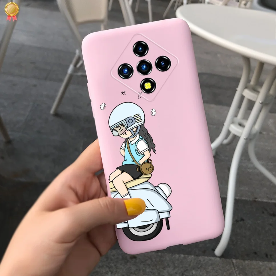 Black Pink Soft TPU Silicone Phone Case Bumper Coque