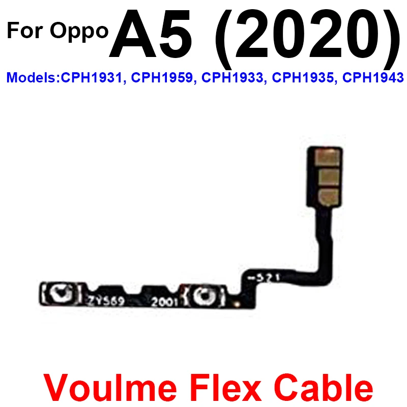 Enhanced Volume Power Flex Cable with Side Key Switch and On/Off Functionality