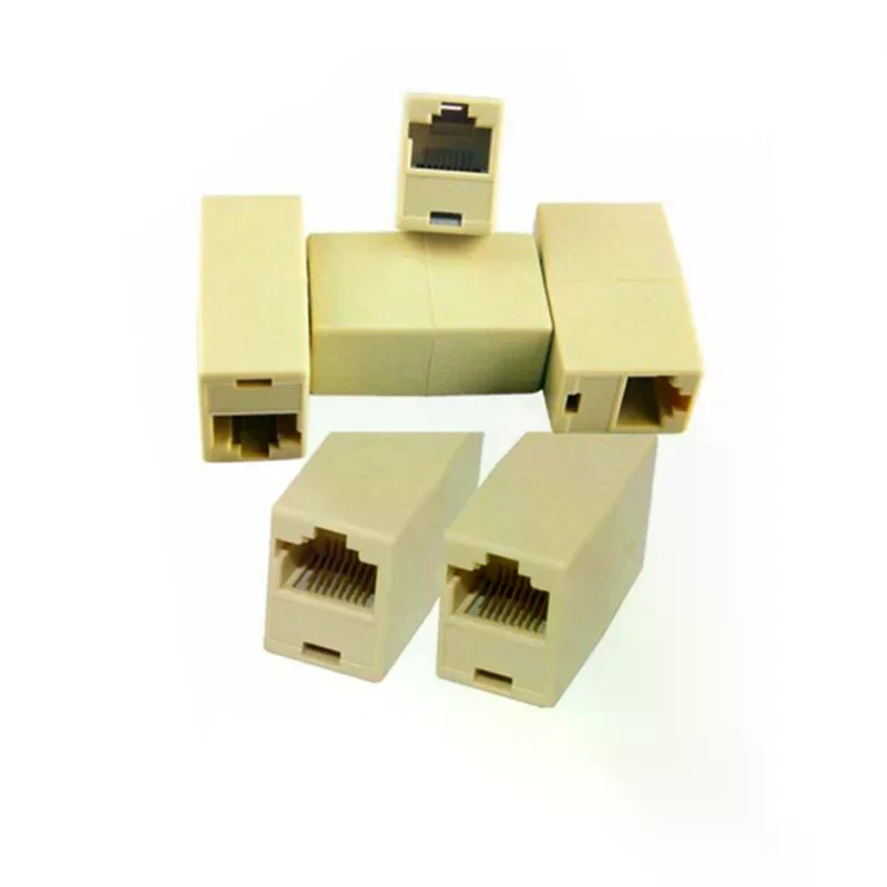 /&/RJ45 암-암 네트워크 이더넷 LAN 케이블 조이너 커넥터 새 제품 10개