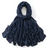 185*75 cm musulman Modal Hijab rayonne coton châles pour femmes mince plaine écharpe grande taille foulard islamique Turban bandeau