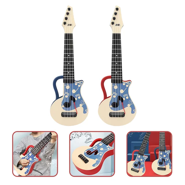 Kids Ukulele Guitar Toy Toddler Music Toy Instruments Toy Musical Toy Yukri Toy Early Education Enlightenment Guitar 1