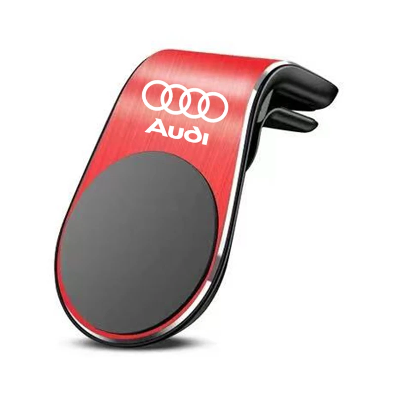 Magnetic Car Phone Holder Air Vent Clip Mount Cellphone GPS Holder For audi sport RS A1 A3 A4 B7 B8 A5 A6 A7 A8 Q3 Q5 Q7 Q8 TT